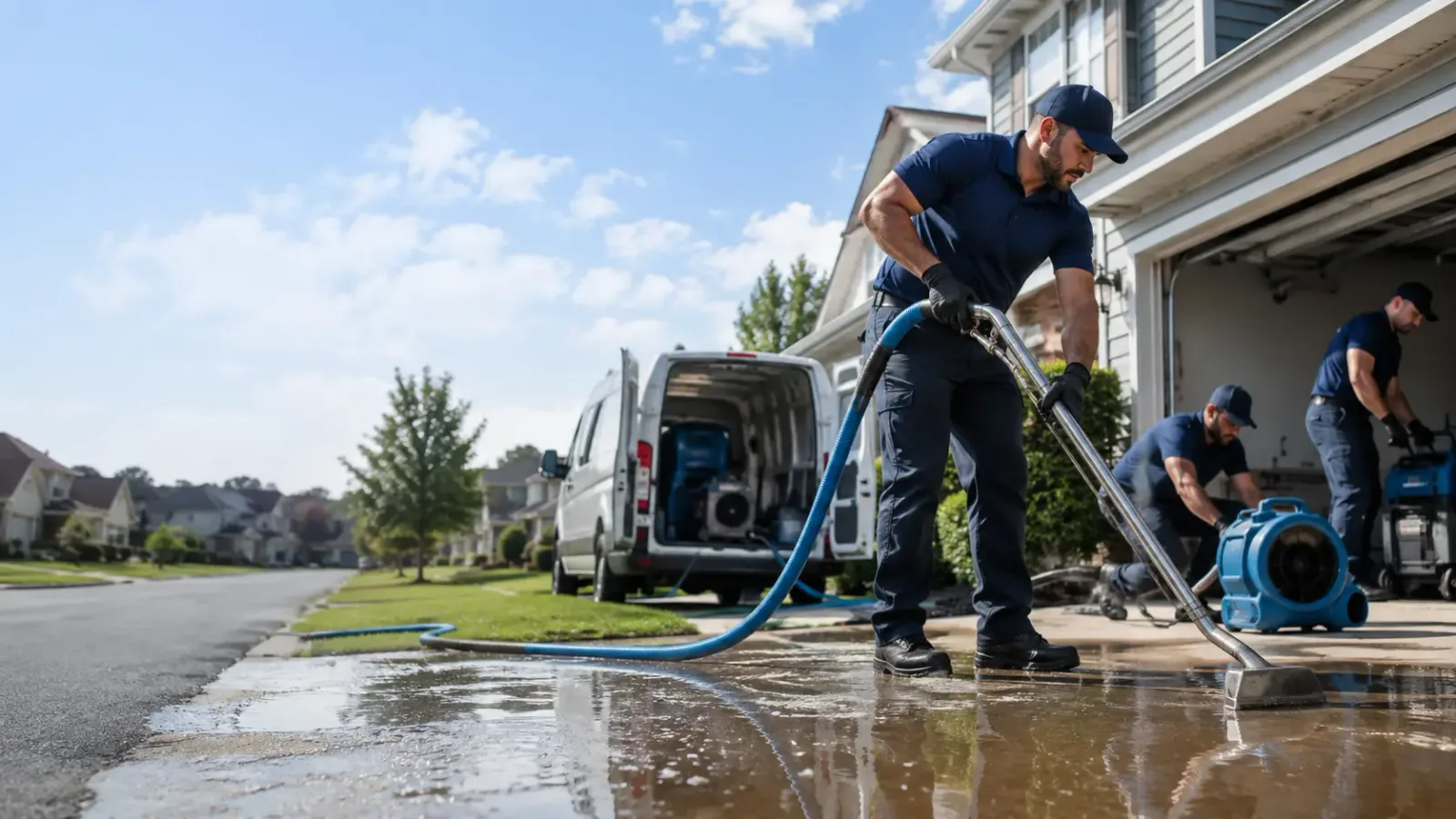 Flood Damage Restoration in Huntington Woods, MI